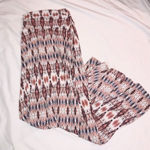 NEW Patterned Maxi Skirt Size XS